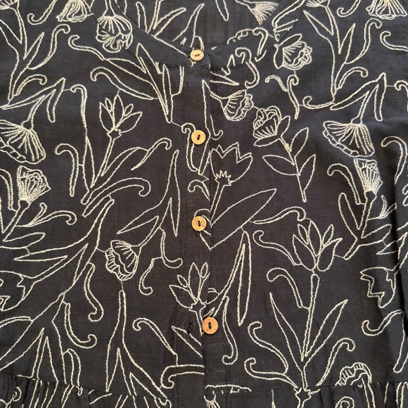 NWOT Gudrun Sjöden Embroidered Organic Cotton Blouse- M - Picture 7 of 7